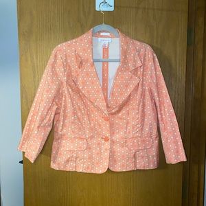 Woman’s Coral Short Blazer